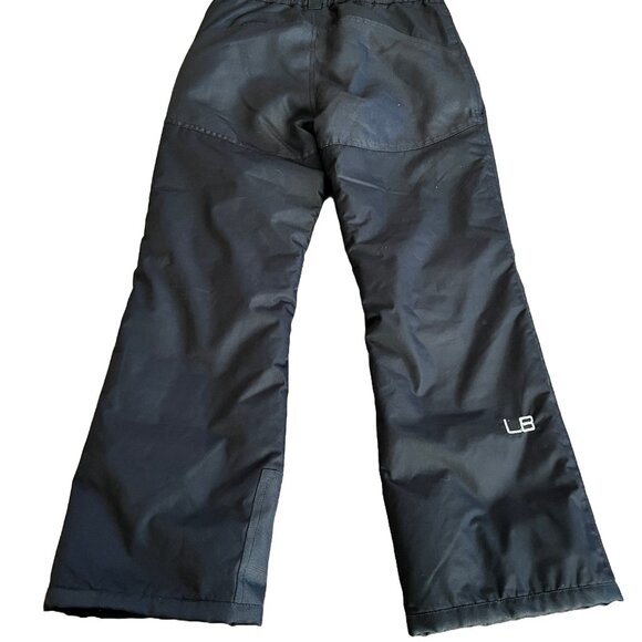 Lucky Bums Youth Medium Black Insulated Ski Pants - Picture 2 of 6